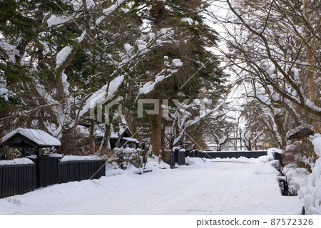 角館武士住宅的雪妝 角館武士住宅的雪妝 87572326