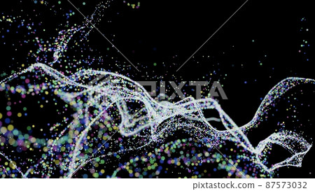 CG particles colorful particle background material CG particles colorful particle background material 87573032