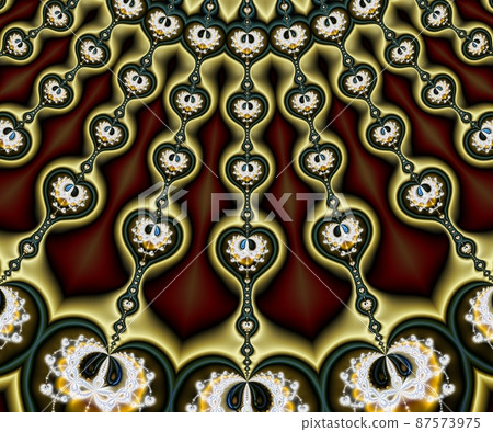 Computer generated abstract colorful fractal artwork 87573975