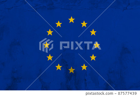 Full frame shot of european union flag with copy space 87577439