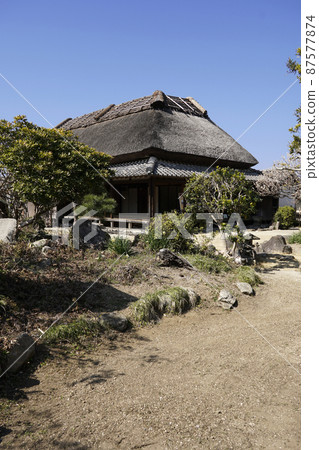 The birthplace of the Miyazaki brothers on a sunny spring day 87577874