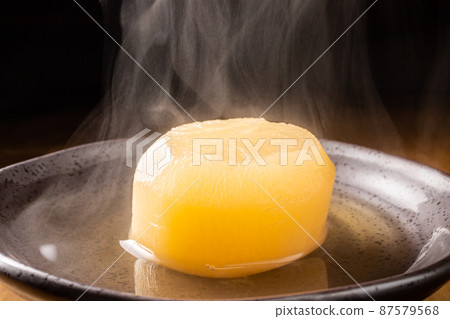 Radish boiled in soup stock 87579568