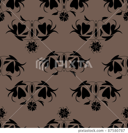 Abstract flower pattern 04 87580787