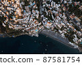 Aerial view of Positano, a little town along Amalfi Coast 87581754
