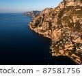 Aerial view of Positano, a little town along Amalfi Coast 87581756