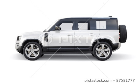 Tula, Russia. February 16, 2022: Land Rover Defender 2020. Expedition SUV for rural areas and outdoor activities. 3d render Tula, Russia. February 16, 2022: Land Rover Defender 2020. Expedition SUV for rural areas and outdoor activities. 3d render 87581777