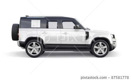 Tula, Russia. February 16, 2022: Land Rover Defender 2020. Expedition SUV for rural areas and outdoor activities. 3d render Tula, Russia. February 16, 2022: Land Rover Defender 2020. Expedition SUV for rural areas and outdoor activities. 3d render 87581778