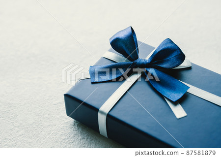 Present white background material 87581879