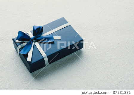 Present white background material 87581881
