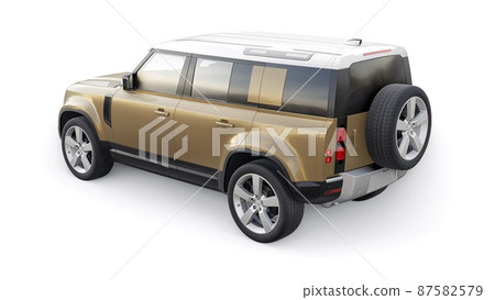 Expedition SUV for rural areas and outdoor activities. 3d render Expedition SUV for rural areas and outdoor activities. 3d render 87582579