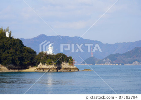 Ohamasaki Lighthouse and Nunokari Seto 2 Innoshima, Onomichi City, Hiroshima Prefecture Ohamasaki Lighthouse and Nunokari Seto 2 Innoshima, Onomichi City, Hiroshima Prefecture 87582794