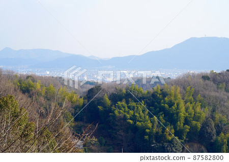 Scenery seen from Daibo Fukumori Temple 2 Ekiya-cho, Fukuyama City, Hiroshima Prefecture 87582800