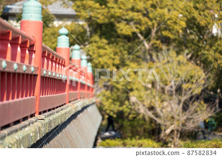 Uji City A bridge over the Uji River 87582834