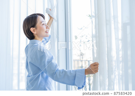 Ventilation morning female curtain 87583420