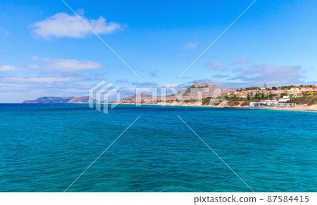 Vila Baleira town coastal landscape 87584415