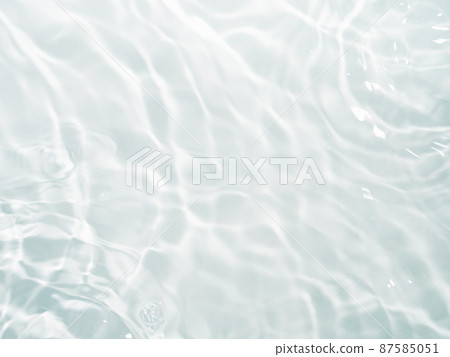 Ripple water texture with shadows on white 87585051