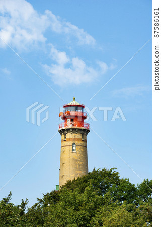 Lighthouse at Kap Arkona, Island of Ruegen, Germany 87586161