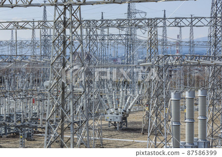Substation tower 87586399