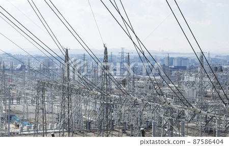 Substation tower 87586404