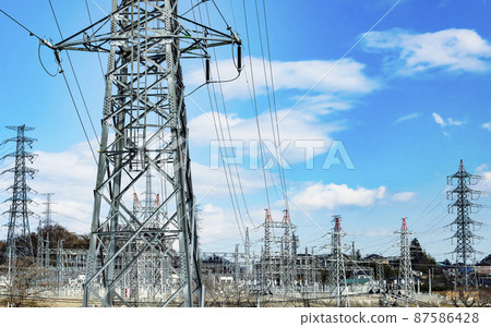 Substation tower 87586428