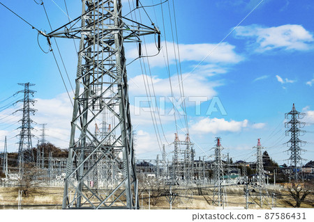 Substation tower 87586431