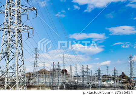 Substation tower 87586434