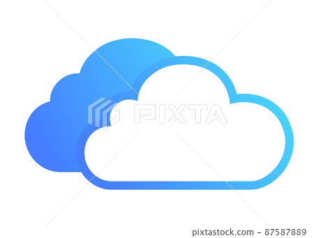雲插圖素材 87587889