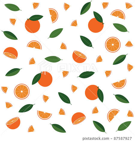 Orange pattern white background Orange pattern white background 87587927