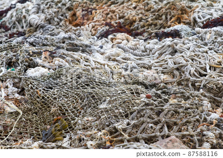 old rope fishing net trawl old rope fishing net trawl 87588116