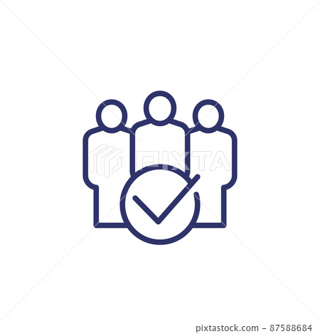 membership, join community line icon membership, join community line icon 87588684