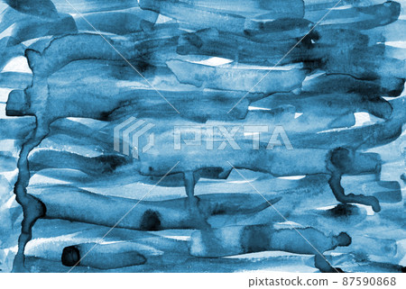 Abstract blue watercolor on paper texture as background. Abstract blue watercolor on paper texture as background. 87590868