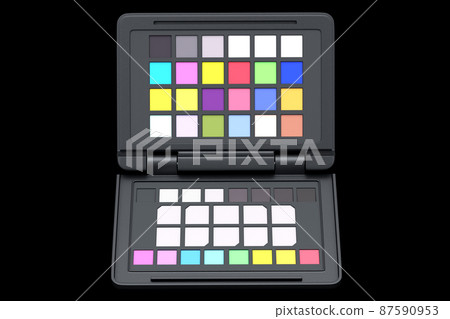 Rainbow color palette or colorchecker calibration passport for post production Rainbow color palette or colorchecker calibration passport for post production 87590953