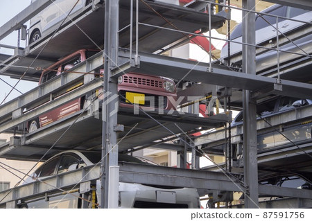 Three-dimensional mechanical parking lot Three-dimensional mechanical parking lot 87591756