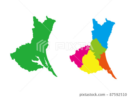 茨城縣地區地圖 87592510