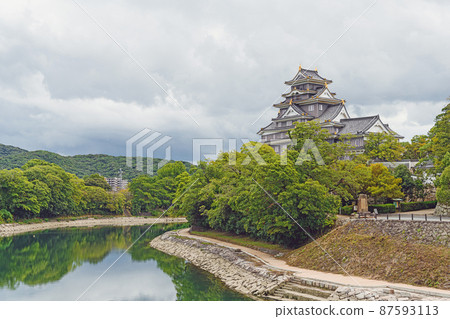 Okayama castle castle tower Okayama castle castle tower 87593113