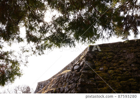 Iwamura Castle Ruins, where the magnificent stone walls remain in the village of the female castle owner "Castle of the female castle owner" March (Ena City, Gifu Prefecture) 87593280