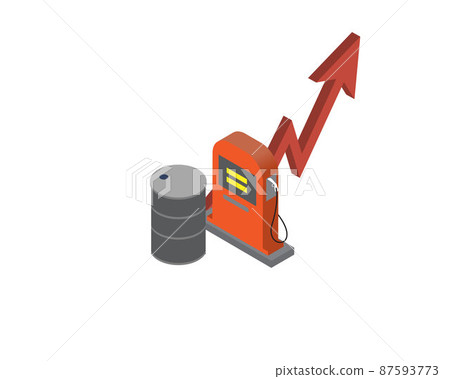 high oil price with higher price per barrel high oil price with higher price per barrel 87593773