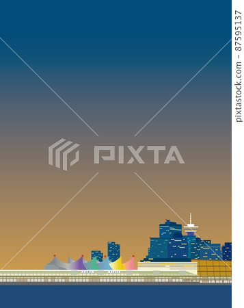 溫哥華溫哥華加拿大地方加拿大地方夜景 溫哥華溫哥華加拿大地方加拿大地方夜景 87595137