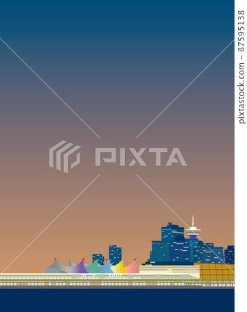 溫哥華溫哥華加拿大地方加拿大地方夜景 溫哥華溫哥華加拿大地方加拿大地方夜景 87595138
