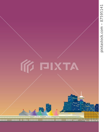 溫哥華溫哥華加拿大地方加拿大地方夜景 溫哥華溫哥華加拿大地方加拿大地方夜景 87595141