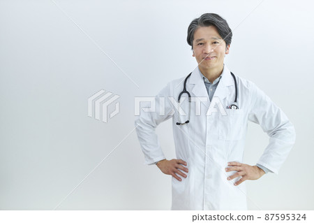白大褂醫生肖像 87595324