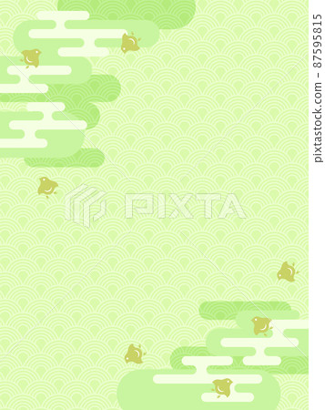 若草千鳥青海波垂直 若草千鳥青海波垂直 87595815