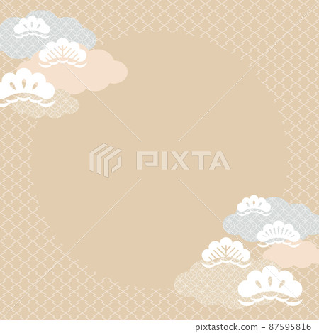 Shibumatsu and cloud background 87595816