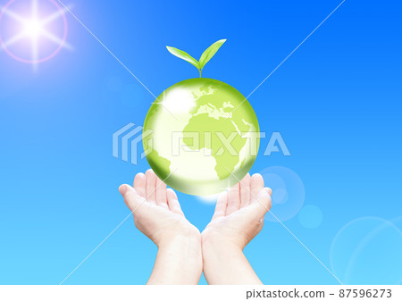 Environmental protection image that protects the earth Environmental protection image that protects the earth 87596273