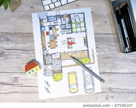 Housing design floor plan Housing design floor plan 87598107