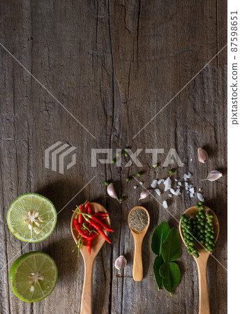 Hot and spicy background Hot and spicy background 87598651