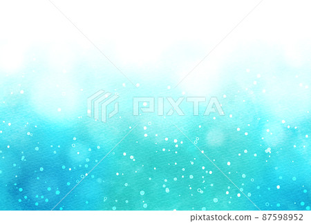 Background material_watercolor texture_blue 87598952