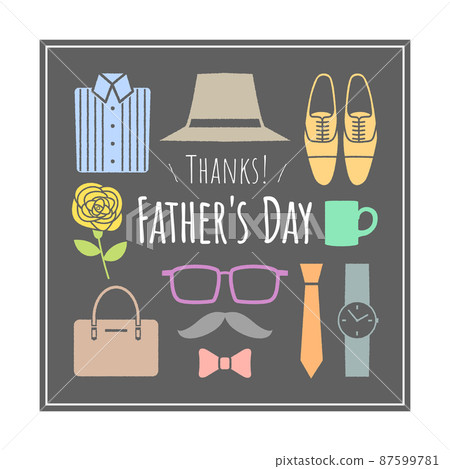 Illustration of father's day icon 87599781