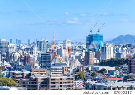 《福岡縣》福岡市風光（取自南公園） 87600317