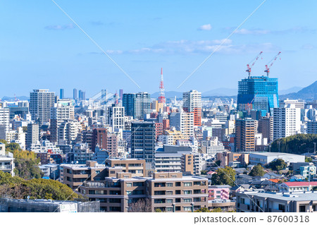 《福岡縣》福岡市風光(取自南公園) 《福岡縣》福岡市風光(取自南公園) 87600318